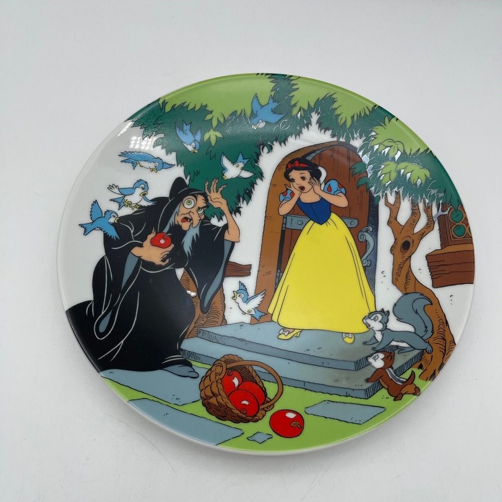 Disney Snow White The Witch And The Apple First Edition Limited Plate 0855/15000